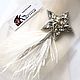 Брошка. Брошь ручной работы "Звезда". Брошь-булавка. Karina Wedding Accessories. Интернет-магазин Ярмарка Мастеров.  Фото №2