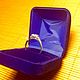 Кольцо трилогия с природными белыми сапфирами без обработки. Кольца. OLVIKSOL JEWELRY STORE. Ярмарка Мастеров.  Фото №4