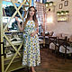 Summer dress 'Butterflies', cotton dress. Dresses. Elvira24. Online shopping on My Livemaster.  Фото №2