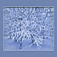 Картина голубая зимний пейзаж город деревья рисунок Пушкинская зима, Картины, Москва,  Фото №1