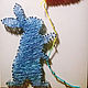 Заяц в стиле String Art, Подвески, Краснодар,  Фото №1