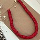 Колье из крупного коралла. Колье. Katerina Moroz accessories for you (katerinamoroz). Ярмарка Мастеров.  Фото №6
