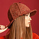 Кепка ШЕРЛОК ХОЛМС с двумя козырьками Шляпа Deerstalker женская З23-20, Кепки, Москва,  Фото №1