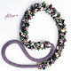 Spring is here - long necklace. Necklace. Altania, beaded jewelry. Online shopping on My Livemaster.  Фото №2