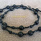 Hematite Beads Silver, Necklace, Bryansk,  Фото №1