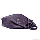 Purple bag for every day on the shoulder made of leather-Bag string bag leather. Classic Bag. BagsByKaterinaKlestova (kklestova). My Livemaster. Фото №4