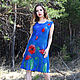 Dress felted Red poppies!, Dresses, Verhneuralsk,  Фото №1
