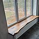 Заказать Подоконник из массива карагача. Wood-steel-1. Ярмарка Мастеров. . Полки Фото №3