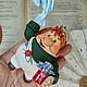 Ватная портретная игрушка "Карлсон с вареньем". Портретная кукла. Ватные игрушки от Вероники Поленок 'Вероничкины детишки'. Ярмарка Мастеров.  Фото №5