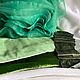 Зелёная матовая органза, Испания. Тюль. AELITA-OUTLET. Ярмарка Мастеров.  Фото №4