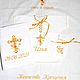 Kit for christening nominal. Christening set. Gradeva Anna Christening sets (krestimbaby). My Livemaster. Фото №4
