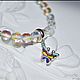 Order Bracelet 'Spring melody', Austrian crystal, silver. PANDA Stories Store. Livemaster. . Bead bracelet Фото №3