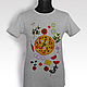 Pizza Party T-Shirt. T-shirts. Decades (Natalya). Ярмарка Мастеров.  Фото №4