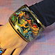 Bracelet with the author's painting ' Kingdom of lake mermaids', Bead bracelet, Sizran,  Фото №1