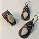 Kit silver. Silver with caholong. Silver set. Jewelry Sets. Инна ювелир - 'ЮвелИнна'. Online shopping on My Livemaster.  Фото №2