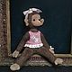 Teddy Animals: Margosha the Monkey, Teddy Toys, Varnavino,  Фото №1