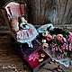 Куколка с кошечкой. Half doll. Комодик, игольница. Интерьерная кукла. Леонора Глущенко | игрушки и декор. Ярмарка Мастеров.  Фото №5