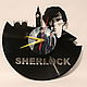 Часы из виниловой пластинки "SHERLOCK", Часы из виниловых пластинок, Саратов,  Фото №1