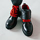 Shoes: Trends ' black and red'. Boots. Hitarov (Hitarov). Online shopping on My Livemaster.  Фото №2