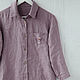 100% linen designer shirt, Shirts, Tomsk,  Фото №1