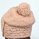 Order Knitted hat with a crocheted bezel made from rovings. UrbanStyleKnit (usknits). Livemaster. . Caps Фото №3