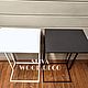 Приставной столик лофт SMART Iron. Столы. SLIVA wood deco. Ярмарка Мастеров.  Фото №6