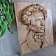 Pushkin A. S. Panels of Wood. Panels. dubrovich. Online shopping on My Livemaster.  Фото №2