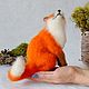 Handmade Fox toy, interior toy