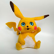 Куклы и игрушки handmade. Livemaster - original item felt toy: Pokemon Pikachu. Handmade.