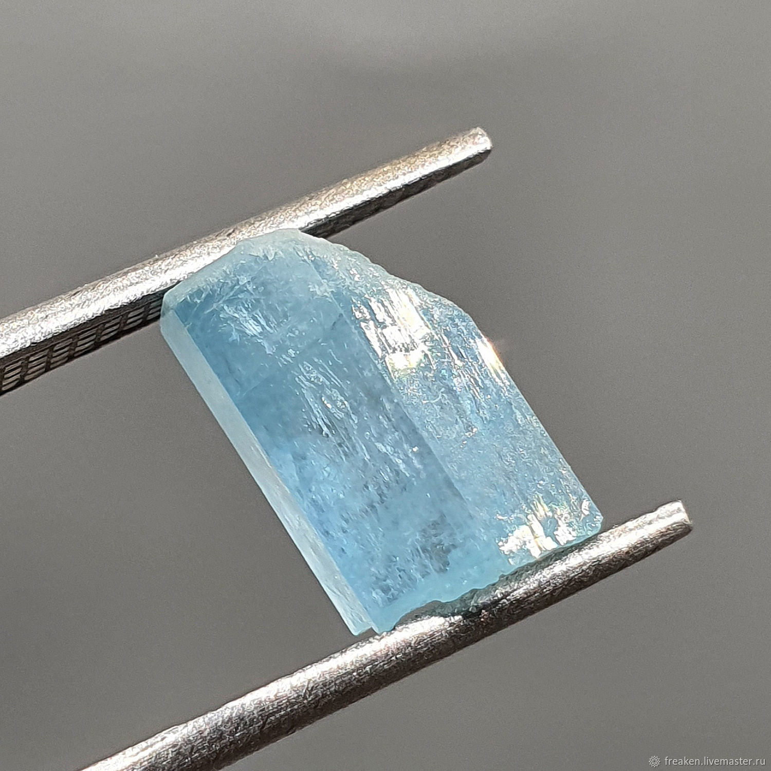 3,17 Ct. Редкий Аквамарин целый Кристалл Вьетнам Натуральный Аквамарин ...