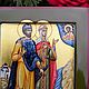 Заказать Saints Peter and Fevronia of Murom.Family icon. Peterburgskaya ikona.. Ярмарка Мастеров. . Icons Фото №3