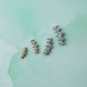 Украшения ручной работы. Ярмарка Мастеров - ручная работа Золотая накрутка Cluster. Handmade.