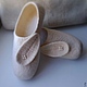 Slippers-ballet shoes 'Vanilla cloud'. Slippers. Nadia I (Magic wool). Online shopping on My Livemaster.  Фото №2