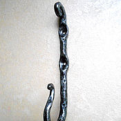 Для дома и интерьера handmade. Livemaster - original item Forged hook with the texture of an old forging.. Handmade.