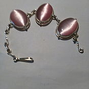 Украшения handmade. Livemaster - original item Chain bracelet: CAT`S EYE,silvering.. Handmade.