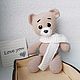 Teddy bear /19cm/, cotton. Amigurumi dolls and toys. Natalya_Sholokhova. My Livemaster. Фото №5