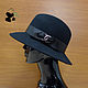 Stylish women's felt hat Fedora. Black and 5 colors. Hats1. Mishan (mishan). My Livemaster. Фото №4