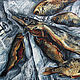 Painting pastel still life with fish. graphics, Pictures, Magnitogorsk,  Фото №1