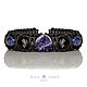 Leather Men's Bracelet Sodalite Onyx 925 Silver Men's Jewelry. Hard bracelet. malajemma. Online shopping on My Livemaster.  Фото №2