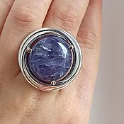 Украшения handmade. Livemaster - original item Ring with tanzanite 
