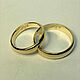 A pair of 585 lemon gold engagement rings with engraving, Wedding rings, Sergiev Posad,  Фото №1