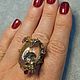 Ring 'Rays of the passing summer' with rutile quartz. Ring. SELENA. My Livemaster. Фото №4
