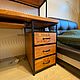 Стол компьютерный лофт из дерева и металла. Столы. WOOD LOFT (woodloftmsk). Ярмарка Мастеров.  Фото №4