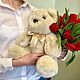 Игрушка из натурального меха Медведь Ретро, бежевый цвет, 25 см. Мягкие игрушки. Мастерская OnlyFur. Ярмарка Мастеров.  Фото №5