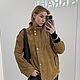 Бомбер из натуральной замши. Бомберы. YANA KRAFT BRAND. Интернет-магазин Ярмарка Мастеров.  Фото №2