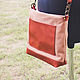 Leather canvas shoulder bag. Crossbody bag. G.L.A.D.. Online shopping on My Livemaster.  Фото №2