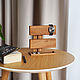 Подставка для хранения украшений. Дуб. 6 позиций. Хранение украшений. Golfed Woodwork. Интернет-магазин Ярмарка Мастеров.  Фото №2