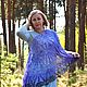  Openwork down cape is made with a hook. Shawls. Down shop. Online shopping on My Livemaster.  Фото №2