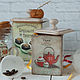 Box for storage, Teas & Coffees . Box for kitchen decoupage. Jars. Happy House. My Livemaster. Фото №5