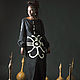 Maxi Length Linen Ethnic Dress «Nebula». Dresses. mongolia. My Livemaster. Фото №4
